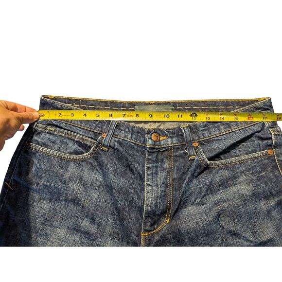 Joe's Jeans Men's Rocker Fit Bootcut Boot Cut Dark Wash Size 34 - Picture 5 of 7